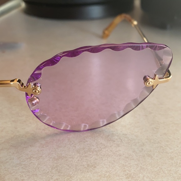 NWOT Chloe purple sunglasses
